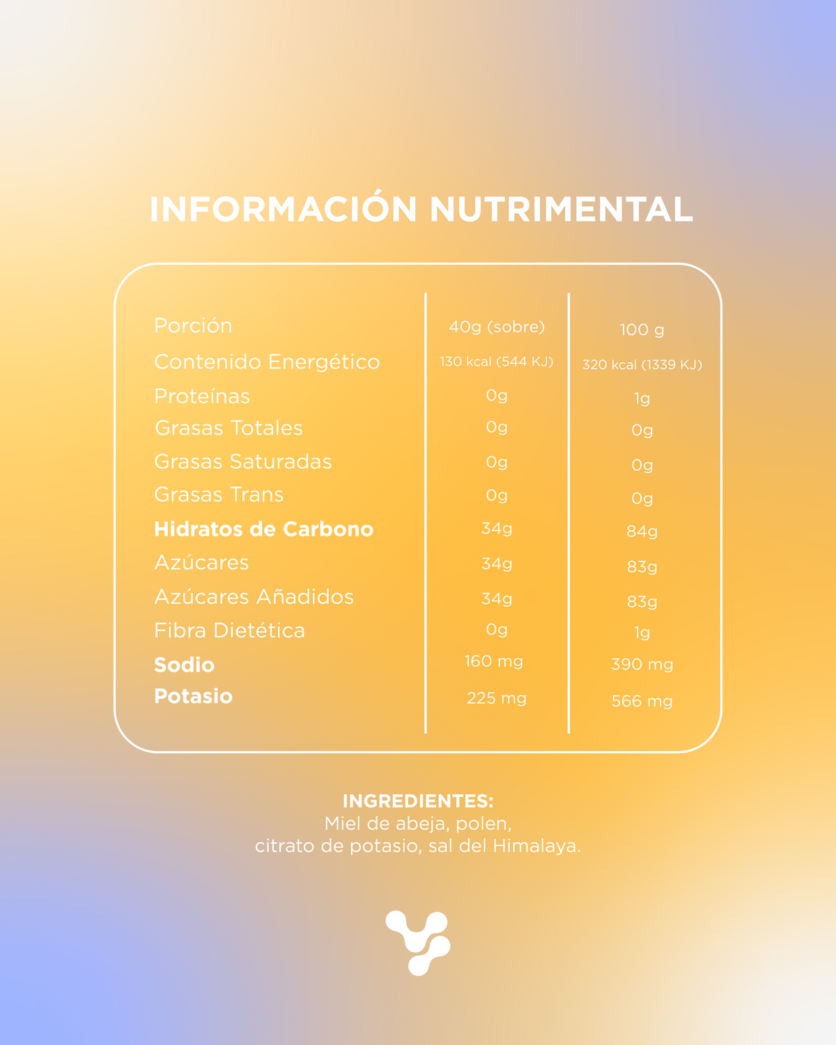 Sabor Miel con Pólen